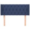 vidaXL Čelo postele so z&aacute;hybmi modr&yacute; 93x16x78/88 cm l&aacute;tka