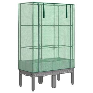 vidaXL Z&aacute;hon s krytom na sklen&iacute;k ratanov&yacute; vzhľad 80x40x140 cm