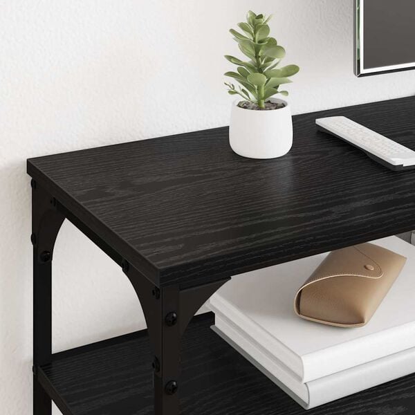 vidaXL TV skrinka Čierny dub 160 x 30 x 50 cm