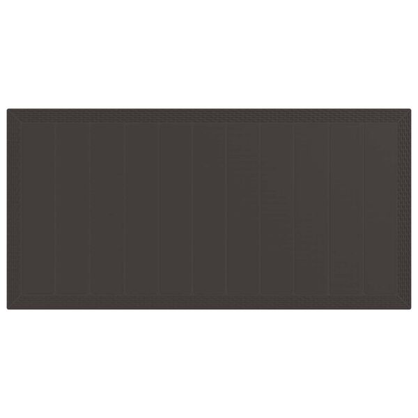 vidaXL Z&aacute;hradn&yacute; jed&aacute;lensk&yacute; set 9 pcs Hned&aacute; Polypropyl&eacute;n