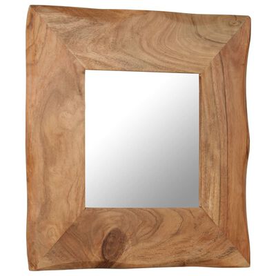 vidaXL Kozmetické zrkadlo z akáciového dreva 50x50 cm