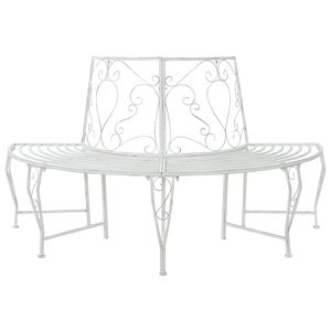 vidaXL Stromov&aacute; lavička 4-Počet miest 160 x 80 x 89 cm Oceľ
