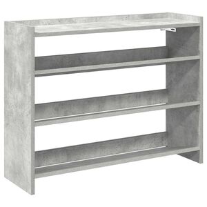 vidaXL Reg&aacute;l na top&aacute;nky bet&oacute;novosiv&yacute; 80x25x62 cm spracovan&eacute; drevo