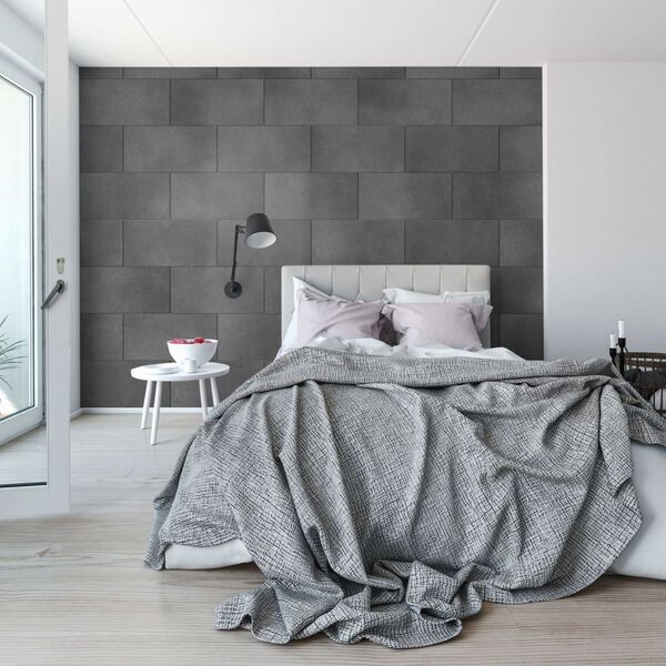 Grosfillex Obkladov&aacute; dlaždica Gx Wall+ 11 ks kameň Wise 30x60cm tmavosiv&aacute;