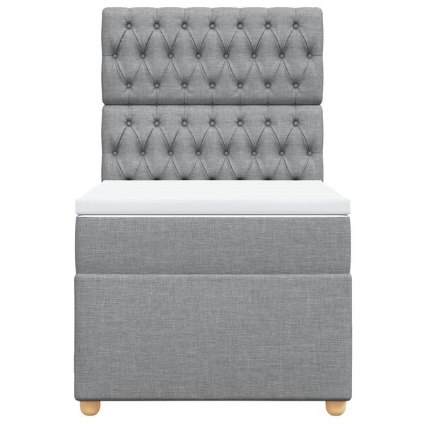 vidaXL Posteľn&yacute; r&aacute;m boxsping s matracom bledosiv&yacute; 80x200 cm l&aacute;tka