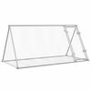 vidaXL Kr&aacute;lik&aacute;reň strieborn&aacute; 200x105x91 cm pozinkovan&aacute; oceľ