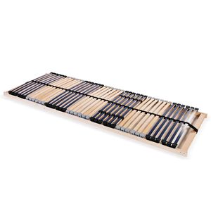 vidaXL Lamelov&yacute; posteľn&yacute; ro&scaron;t so 42 lamelami a 7 z&oacute;nami 70x200 cm