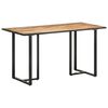 vidaXL Jed&aacute;lensk&yacute; st&ocirc;l 140 cm surov&eacute; mangovn&iacute;kov&eacute; drevo