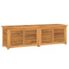 vidaXL Záhradný úložný box s vreckom 175x50x55 cm masívny teak
