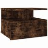vidaXL N&aacute;stenn&yacute; nočn&yacute; stol&iacute;k dymov&yacute; dub 40x31x27 cm spracovan&eacute; drevo