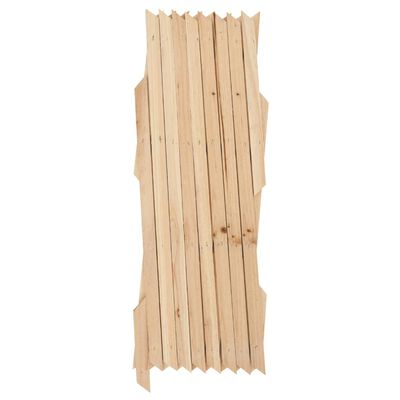 vidaXL Mriežkový plot 5 ks jedľové drevo 180x30 cm