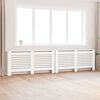 vidaXL Kryty na radi&aacute;tor 2 ks biele 172x19x81,5 cm MDF