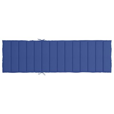 vidaXL Podložka na ležadlo, kráľovsky modrá 200x70x3cm oxfordská látka