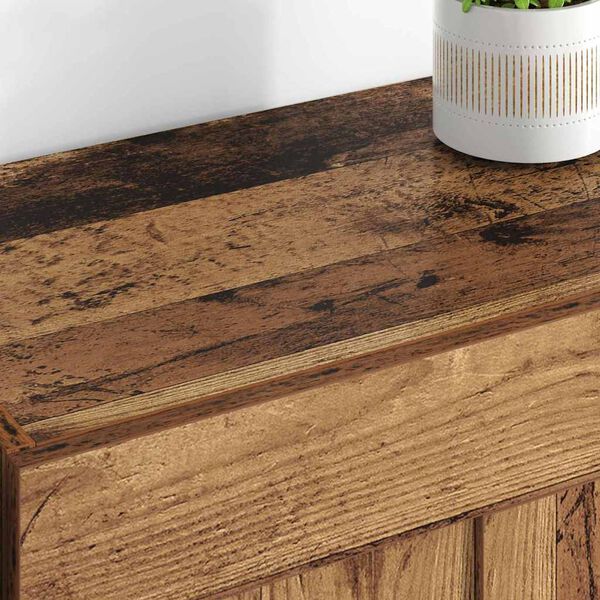 vidaXL Z&aacute;vesn&aacute; skrinka N&aacute;stenn&yacute; 2 pcs Star&eacute; drevo 69,5 x 34 x 90 cm