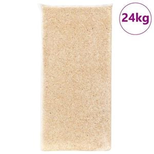 vidaXL Dreven&eacute; hobliny na podstielku pre zvierat&aacute; z m&auml;kk&eacute;ho dreva 24 kg