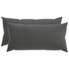 vidaXL Poťah na podložku 2 pcs HEERLEN Antracitov&aacute; 40 x 80 cm