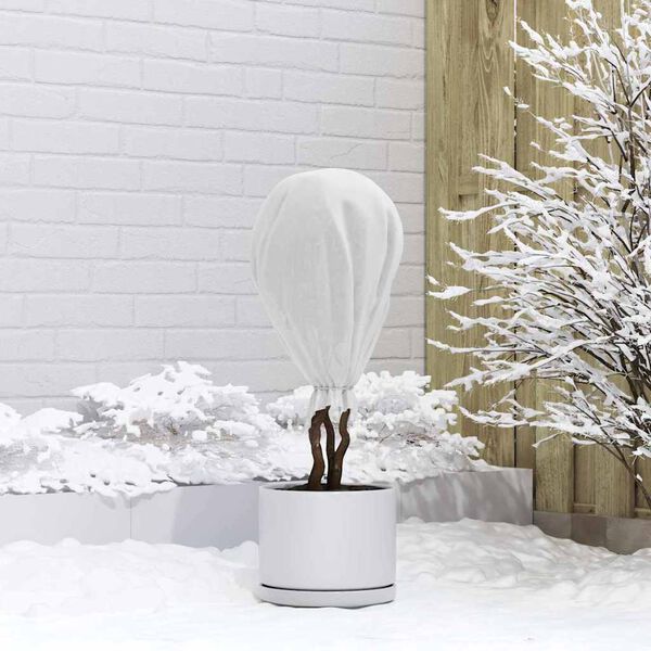 vidaXL Fleece na ochranu rastl&iacute;n pred mrazom Biela 100 x 1,6 m