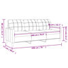 vidaXL 3-miestna pohovka tmavosiv&aacute; 180 cm l&aacute;tka