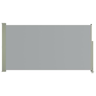 vidaXL Zaťahovacia bočná markíza na terasu 160x300 cm sivá