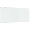 vidaXL Kuchynsk&yacute; obklad 2 pcs Priehľadn&aacute; 120 x 60 cm tvrden&eacute; sklo