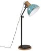 vidaXL Podlahov&aacute; lampa 25 W &scaron;muhovan&aacute; modr&aacute; 30x30x100-150 cm E27
