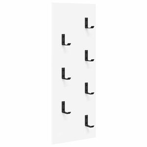 vidaXL Ve&scaron;iak na stenu Biela 30 x 1,5 x 80 cm Kompozitn&eacute; drevo