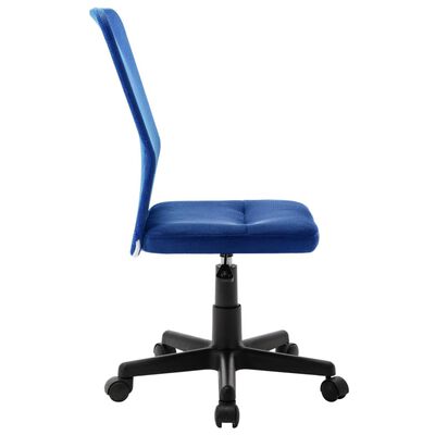 vidaXL Kancelárska stolička modrá 44x52x100 cm sieťovinová látka