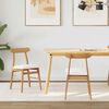 vidaXL Jed&aacute;lensk&aacute; stolička 2 pcs Pr&iacute;rodn&aacute; a svetl&aacute;