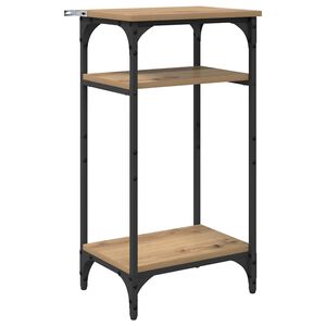 vidaXL Bočn&yacute; st&ocirc;l Remeseln&yacute; dub 40 x 30 x 75 cm Kompozitn&eacute; drevo