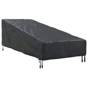 vidaXL Obal na vonkaj&scaron;&iacute; n&aacute;bytok 195 x 76 x 82 cm Obdĺžnikov&yacute; Čierna