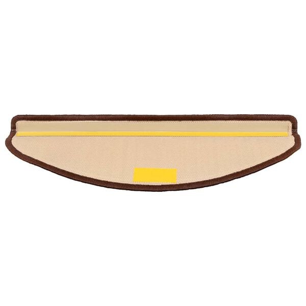 vidaXL Samolepiace n&aacute;&scaron;ľapy na schody 15 ks, hned&eacute; 65x21x4 cm