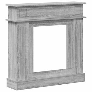 vidaXL R&aacute;m krbu Siv&yacute; Sonoma 102 x 26 x 100 cm Kompozitn&eacute; drevo
