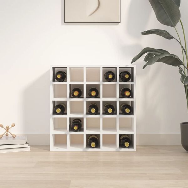 vidaXL Vinot&eacute;ka biela 56x25x56 cm mas&iacute;vne borovicov&eacute; drevo