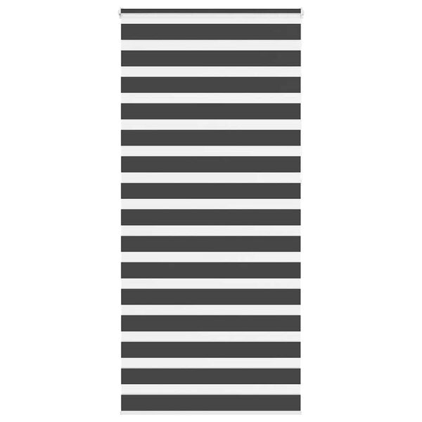 vidaXL Zebra roleta čierna 100x230 cm &scaron;&iacute;rka l&aacute;tky 95,9 cm polyester