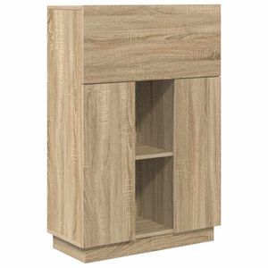 vidaXL St&ocirc;l Sonoma dub 71.5 x 31.5 x 106.5 cm Kompozitn&eacute; drevo