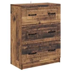 vidaXL Z&aacute;suvkov&yacute; kabinet Star&eacute; drevo 66 x 34,5 x 87 cm
