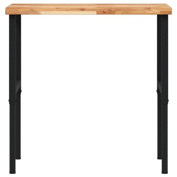 vidaXL Pracovn&yacute; st&ocirc;l 100x60x(73-99,5) cm mas&iacute;vna ak&aacute;cia obdĺžnik