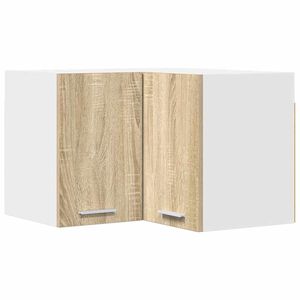 vidaXL Z&aacute;vesn&aacute; skrinka Sonoma dub a biela 57 x 57 x 40 cm