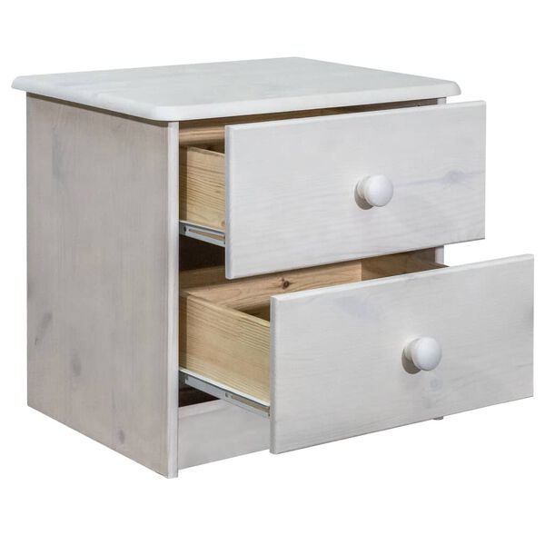 vidaXL Nočný stolík 43x34x40 cm borovicový masív