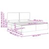 vidaXL R&aacute;m postele Dymov&aacute; dub 180 x 200 cm Mas&iacute;vne borovicov&eacute; drevo