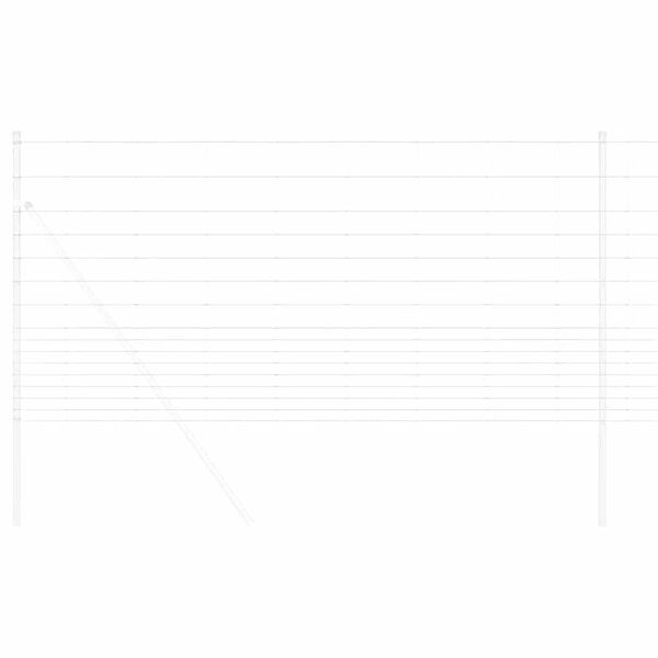 vidaXL Pastiersky plot Strieborn&aacute; 25 x 1,2 m Pozinkovan&aacute; oceľ