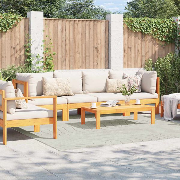 vidaXL Kusov&eacute; koberce &Scaron;tvorcov&yacute; PALMERAS Zelen&aacute; 240 x 240 cm Polyester