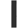 vidaXL &Uacute;zka &uacute;ložn&aacute; skrinka, čierna 40x42,5x225 cm kompozitn&eacute; drevo