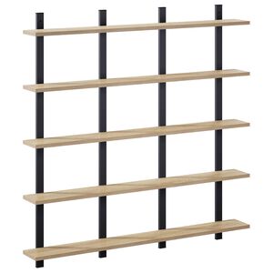 vidaXL N&aacute;stenn&aacute; polica Dub sonoma 102 x 13.5 x 102 cm Kompozitn&eacute; drevo
