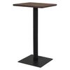 vidaXL Bistro stol&iacute;k, farba tmav&eacute;ho jaseňa 60x60x107 cm