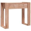 vidaXL Konzolov&yacute; stol&iacute;k 90x35x75 cm teakov&yacute; mas&iacute;v
