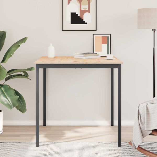 vidaXL Barov&yacute; st&ocirc;l Pr&iacute;rodn&aacute; 110 x 55 x 105 cm Mas&iacute;vne borovicov&eacute; drevo