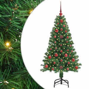 vidaXL Umel&yacute; vianočn&yacute; stromček Zelen&aacute; 120 cm PVC a Oceľ a Plast