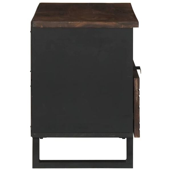 vidaXL TV jednotky so z&aacute;suvkou Orech 80 x 33 x 46 cm Kompozitn&eacute; drevo