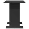 vidaXL Jed&aacute;lensk&yacute; st&ocirc;l Čierna 110 x 60 x 75 cm Kompozitn&eacute; drevo